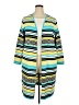 Relativity 100% Cotton Teal Cardigan Size 2X - photo 1
