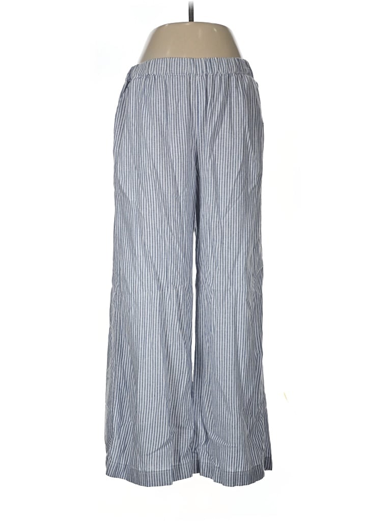 Pre-owned Caslon Linen Pants In Blue