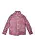Bella Bliss 100% Cotton Checkered-gingham Red Long Sleeve Button-Down Shirt Size 6 - photo 1