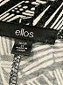 Ellos 100% Rayon Print Black Shorts Size 2X - photo 3