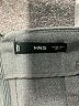 MNG Solid Gray Formal Skirt Size 6 - photo 4