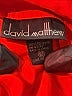 David Matthew 100% Polyester Solid Red Long Sleeve Blouse Size 10 - photo 7