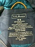 L.L.Bean 100% Nylon Solid Blue Snow Jacket Size 8 - photo 3