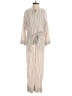 Club Monaco Stripes Ivory Jumpsuit Size 00 - photo 1