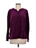 Nautica Burgundy Long Sleeve Top Size M - photo 1