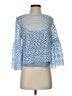 J.Crew Blue 3/4 Sleeve Blouse Size 4 - photo 1