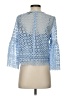 J.Crew Blue 3/4 Sleeve Blouse Size 4 - photo 2