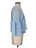 J.Crew Blue 3/4 Sleeve Blouse Size 4 - photo 4