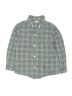 Janie and Jack 100% Cotton Checkered-gingham Gray Long Sleeve Button-Down Shirt Size 3 - photo 1