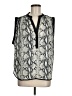 Ark & Co. 100% Polyester Silver Sleeveless Blouse Size M - photo 1