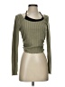 Shein Green Long Sleeve Top Size S - photo 1
