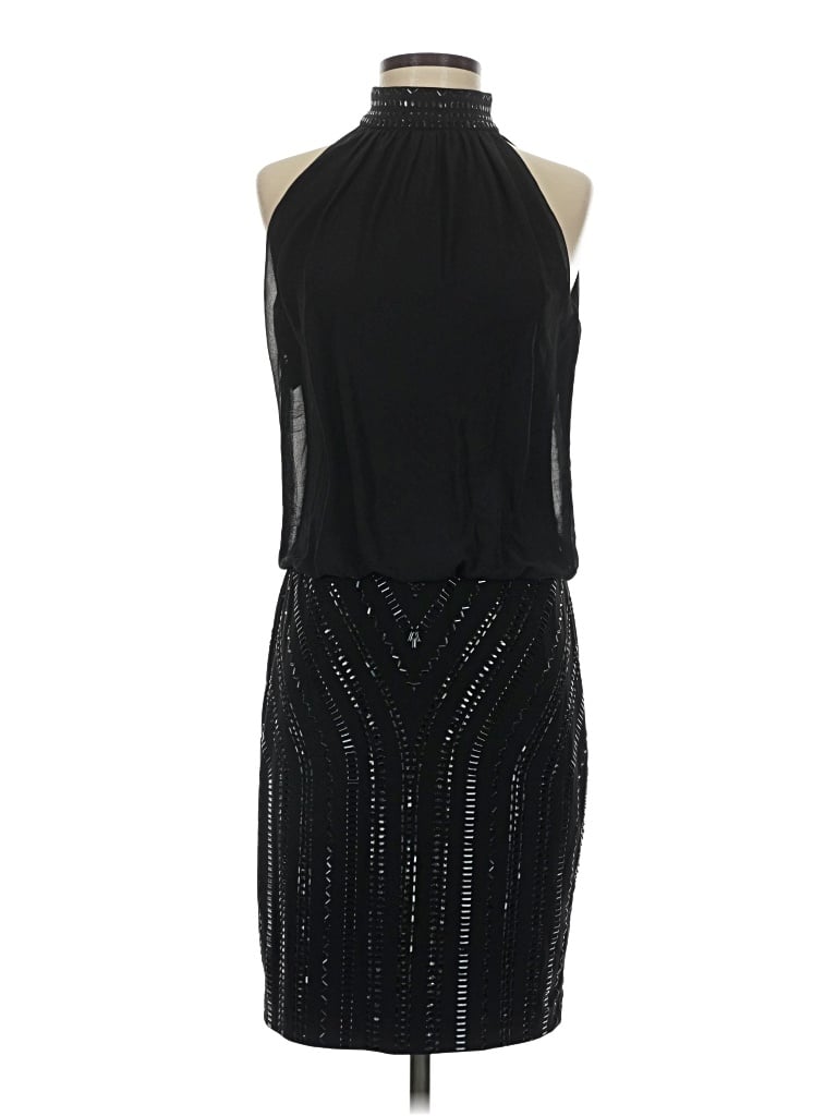 Pre-owned Caché Cocktail Dress In Black