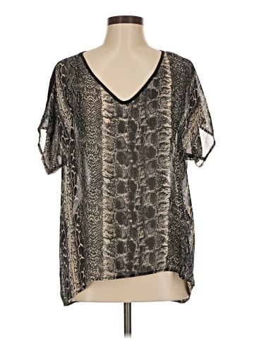 Love Stitch Short Sleeve Blouse (view 1)
