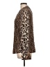 Joie 100% Viscose Animal Print Brown Long Sleeve Blouse Size L - photo 5