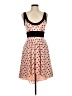 BB Dakota 100% Polyester Polka Dots Pink Cocktail Dress Size 6 - photo 1