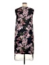 Connected Apparel 100% Polyester Floral Black Casual Dress Size 16 - photo 2