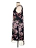 Connected Apparel 100% Polyester Floral Black Casual Dress Size 16 - photo 5