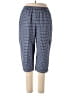 Nikki 100% Polyester Checkered-gingham Blue Casual Pants Size 18 - photo 1