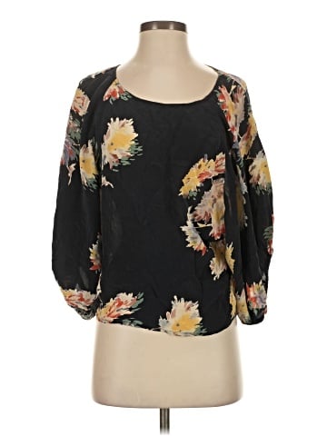 Lil 3/4 Sleeve Silk Top (view 1)