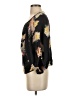 Lil 100% Silk Black 3/4 Sleeve Silk Top Size 4 - photo 5