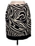 Sandra 100% Polyester Graphic Black Casual Skirt Size 6 - photo 2