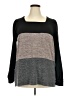Unbranded Color Block Gray Pullover Sweater Size 3X - photo 1