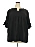 Unbranded Black 3/4 Sleeve Blouse Size 4X (estimated) - photo 1