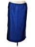 NIPON BOUTIQUE 100% Polyester Solid Blue Formal Skirt Size 16 - photo 1