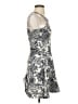 H&M Graphic Gray Cocktail Dress Size XS - photo 4