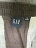 Gap 100% Cotton Black Brown Casual Pants Size 14 - photo 3