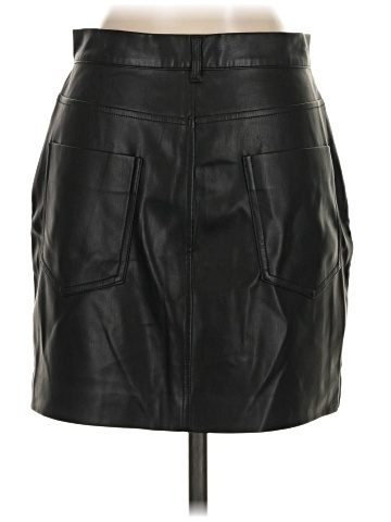 Susana Monaco Faux Leather Skirt (view 2)