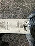 Chloé 100% Cotton Chevron-herringbone Blue Dress Size 14 - photo 9