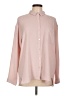 J.Jill 100% Polyester Solid Pink Long Sleeve Blouse Size L - photo 1