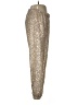 Serra 100% Polyester Metallic Gold Casual Pants Size M - photo 4