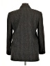 Giorgio Sant'Angelo 100% Wool Chevron-herringbone Gray Wool Blazer Size 12 - photo 2