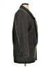 Giorgio Sant'Angelo 100% Wool Chevron-herringbone Gray Wool Blazer Size 12 - photo 4