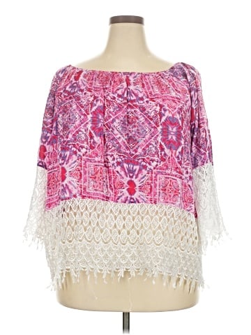 Rouge 3/4 Sleeve Blouse (view 1)