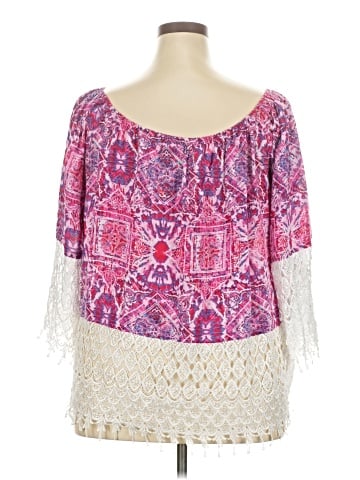 Rouge 3/4 Sleeve Blouse (view 2)