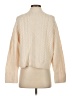 J.Crew Chevron-herringbone Ivory Turtleneck Sweater Size XS - photo 2