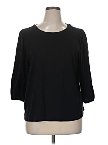 a.n.a. A New Approach 3/4 Sleeve T-Shirt (view 1)