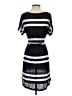 Splendid Stripes Black Casual Dress Size XS - photo 2