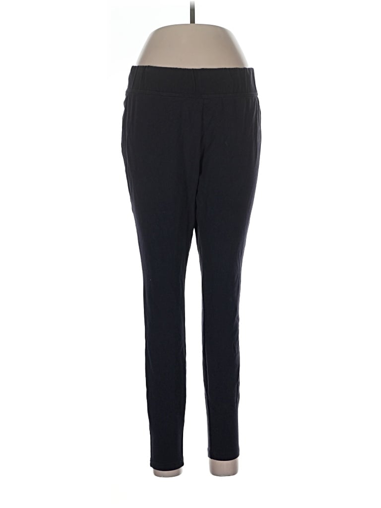 Pre-owned Lands' End Active Pants In Black