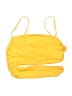 Shein Solid Yellow Swimsuit Top Size L - photo 2