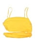 Shein Solid Yellow Swimsuit Top Size L - photo 1