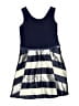 Elisa B. 100% Polyester Stripes Blue Dress Size 14 - photo 1