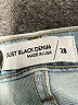 Just Black Hearts Blue Jeans Size 28 waist - photo 7