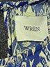 wren 100% Polyester Print Blue Casual Dress Size S - photo 7