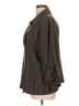 Ashley Stewart Chevron-herringbone Brown Coat Size 12 - photo 5