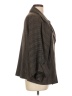 Ashley Stewart Chevron-herringbone Brown Coat Size 12 - photo 4