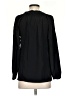 Lilly Pulitzer 100% Silk Black Long Sleeve Henley Size XS - photo 2